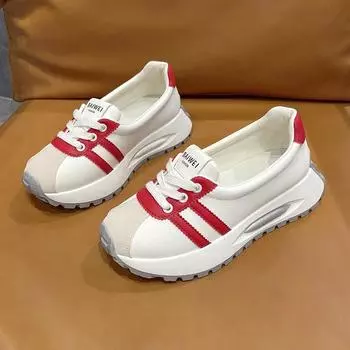 Туфли-лодочки с перекрещивающимися завязками и неглубокими лоскутными каблуками с квадратным носком, увеличивающие рост, ретро-туфли Мэри Джейн, повседневные балетки для женщин, трендовое лето 35