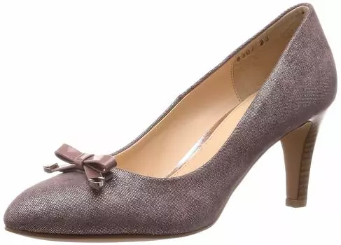 Туфли-лодочки Stuart Ribbon Motif Round Toe 6307 Pink Gold cm E [Jill Shoe] женские 23,5