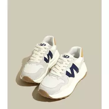 Туфли Luji из вафельной кожи Forrest Gump женские 2024 года, новинка, модные повседневные универсальные туфли на платформе в стиле ретро для пап 35 синий