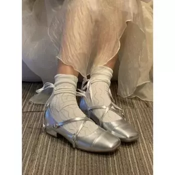 Туфли Мэри Джейн для женщин на плоской подошве, ретро, на среднем каблуке, женские туфли на плоской подошве, мягкие и удобные красные балетки Zapatos De Mujer 40