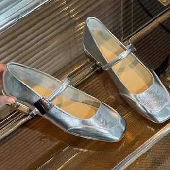 Туфли Мэри Джейн для женщин, новые модные женские туфли на среднем каблуке, мягкие и удобные красные балетки, Zapatos De Mujer 35