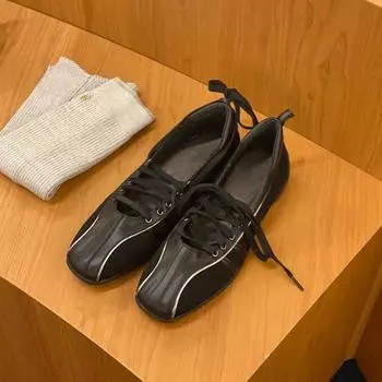 Туфли Мэри Джейн из воловьей кожи, новые весенне-летние балетки с тонким ремешком, повседневные туфли из сетчатой кожи на плоской подошве, мягкие 35