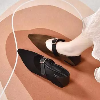 Туфли Мэри Джейн Одиночные туфли Балетки 34 чёрный