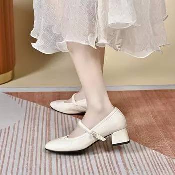 Туфли Мэри Джейн Одиночные туфли Лоферы 34 чёрный