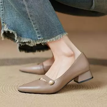 Туфли Мэри Джейн Туфли на плоской подошве Одиночные туфли 34 чёрный