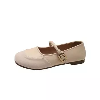 Туфли Мэри Джейн в стиле ретро из французского серебра женские 2024 года осень новые универсальные юбки вечерний бриз нежный темперамент одиночные туфли 35