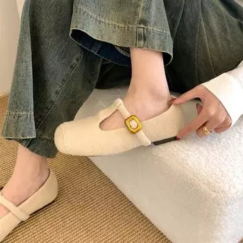 Туфли Мэри Джейн в стиле ретро с квадратной головкой, легкие женские осенние французские балетки, туфли-лодочки с квадратной головкой и мягкой подошвой, вечерние туфли 35 темно-серого