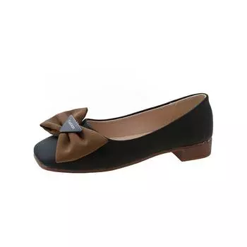 Туфли Мэри Джейн женские летние 2024 года новые французские шапочки на мягкой подошве с небольшим горлом универсальные повседневные удобные модные туфли 35 бежевый