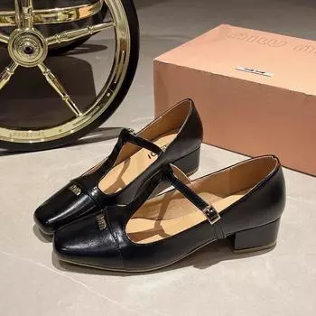 Туфли Marie Janes на высоком каблуке с квадратным носком, летние женские туфли на низком каблуке 2024 года, новые дизайнерские туфли на каблуках, элегантные туфли-лодочки Femme 35 бежевый