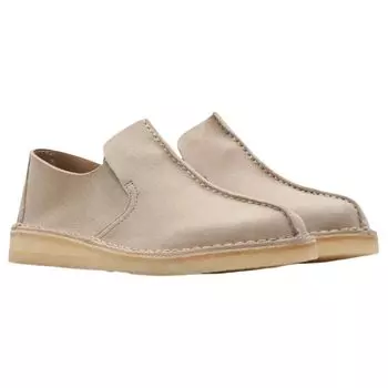 Туфли Мокасины Desert Mosier бежевые замшевые повседневные Desert Mosier 26175684 [Clarks] Мужские туфли-лодочки Sand_Suede UK9(27,0 см)