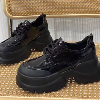 Туфли Muffin Mary Jane женские мокасины Super Fire маленькие мужские высота 6 см маленькие кожаные туфли 35 белый