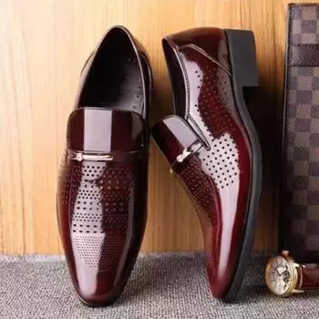 Туфли мужские яркие верхние официальные лакированные кожаные офисные туфли для мужчин обувь новинка 2024 года модный роскошный дизайнерский костюм 39 38