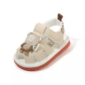 Туфли на мягкой подошве для малышей, нескользящие и дышащие сандалии для мальчиков и девочек на лето, легкие и противоударные для детей 16 yards inner length 11.5cm