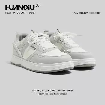 Туфли на платформе белые мужские YW-223965W модная повседневная обувь универсальная дышащая спортивная обувь для весны и осени 39