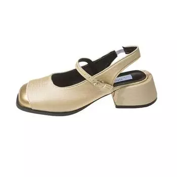 Туфли на платформе и высоком каблуке 2024 года, лето, новая мода, пряжка, однотонная женская обувь из искусственной кожи, водонепроницаемая, элегантная женская обувь на каблуке 35 бежевый