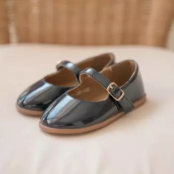 Туфли на плоской подошве Emily для девочек Baby Jam Navy-Y136 130