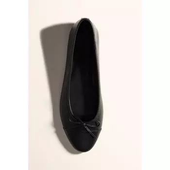 Туфли на плоской подошве HM черный