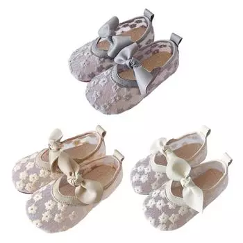 Туфли на плоской подошве Little Daisy Hollow Sweet Bow с мягкой подошвой для девочек от 1 до 8 лет 21