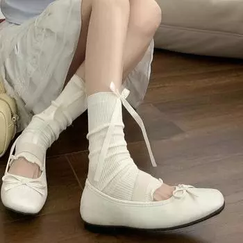 Туфли на плоской подошве с квадратным носком в стиле ретро, женские, лето 2025, новые, с неглубоким горлом и юбкой, балетки Мэри Джейн 35 чёрный