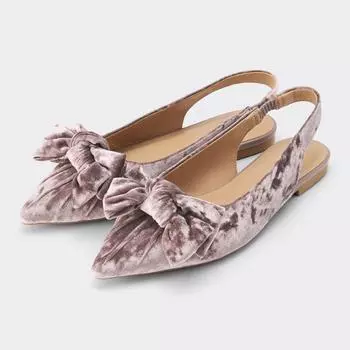 Туфли на плоской подошве с лентой GU by Uniqlo+E