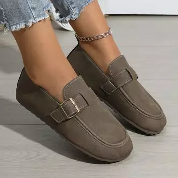 Туфли на плоской подошве с неглубокой подошвой Женская прогулочная повседневная обувь Дизайнерская летняя удобная обувь на мягкой подошве Брендовая офисная обувь Zapatillas De Mujer 36 коричневый