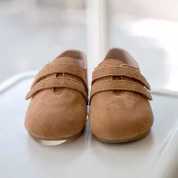 Туфли на плоской подошве унисекс Baby Jam Tom, бежевые-BB274