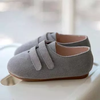 Туфли на плоской подошве унисекс Baby Jam Серый-BB274