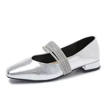 Туфли на плоской подошве Женские балетки с круглым носком Слип-он Балетки Ленивые мокасины Женские повседневные туфли на плоской подошве Дизайнерская обувь 2024 Туфли Мэри Джейн 35 бежевый