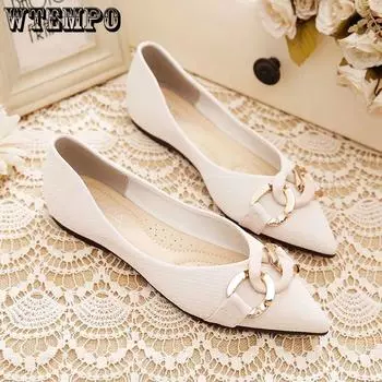 Туфли на плоском каблуке. Женские весенние туфли с острым носком. Туфли-шапочки на мелкой подошве. Мягкая обувь в корейском стиле. Модная обувь. Рабочая обувь. Летние туфли на одинарной платформе. 35 чёрный