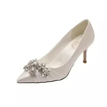 Туфли на высоком каблуке с острым носком, женские, на шнуровке, темно-синие, сексуальные босоножки, слипоны, неглубокий носок, универсальная обувь, шипы 35