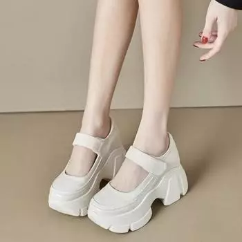 Туфли на высоком каблуке, женские, новые летние туфли с маленькой юбкой, женские туфли, туфли на платформе «маленький маффин» 35