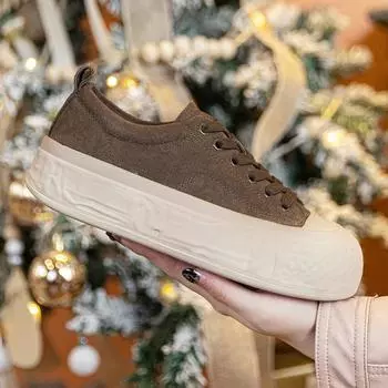 Туфли-печенье из кожи на толстой подошве, повседневная женская обувь премиум-класса 35 чёрный