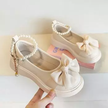 Туфли принцессы для детей, одинарные туфли 26