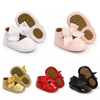 Туфли принцессы на мягкой подошве для малышей на весну и осень 11cm