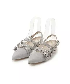 Туфли с люверсами и перекрестными ремешками RWGS251517 SLV см [Furfur] женские 23,5