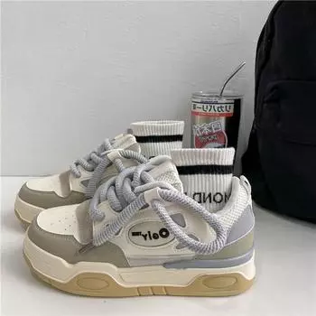 Туфли с мягкой подошвой, женская осенняя новая женская обувь, туфли-лодочки D Lites, универсальные повседневные кроссовки на платформе 35