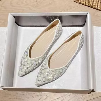 Туфли с острым носком, мягкая подошва, для женщин 35