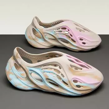 Кроссовки, задающие европейские тенденции | Оранжевые носки с цветными блоками | Дышащая сетка на все 4 сезона | Технология Cloud Cushion Tech толщиной 5 см | Унисекс | Сертификация CE 39 розовый