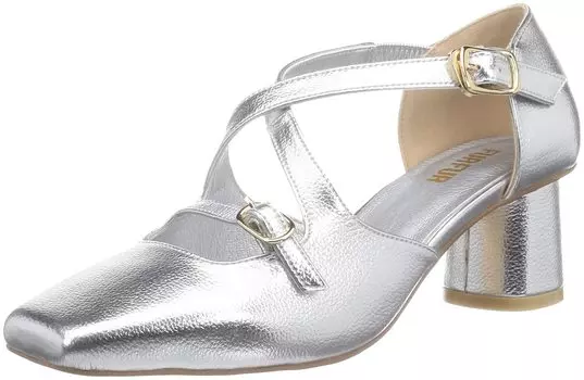 Туфли с перекрестными ремешками RWGS221505 SLV см [Furfur] женские 22,5