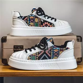 Туфли с ракушкой для мужчин 2024 года, дизайнерские мужские кроссовки, дышащая парусиновая вулканизированная обувь, модная растворяющаяся обувь Zapatillas De Hombre 39 чёрный