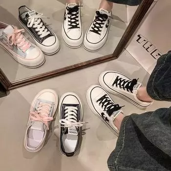 Туфли Star round head board женские весна 2025 новые студенческие туфли на платформе повседневные универсальные базовые классические маленькие белые туфли 35 серебряный