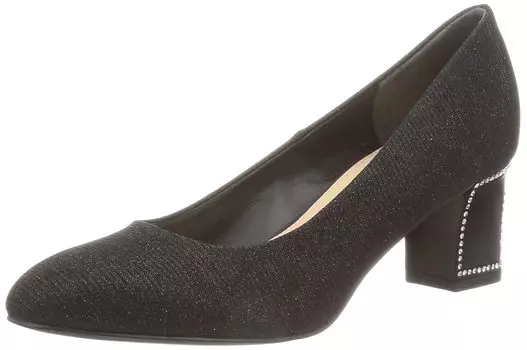 Туфли Stuart Round Toe 6440 черные см E [Jill Shoe] женские 23,5 чёрный