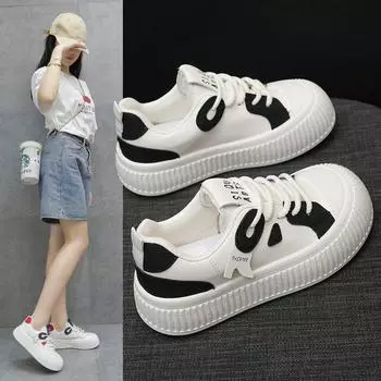 Туфли Student Cookie Small White женские, весна и осень, сотни повседневных спортивных туфель, удобные дышащие женские туфли 35 красный