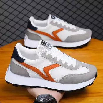 Туфли Tide для пары, обувь для папы, дышащая, подходящая по цвету, модная повседневная обувь, модная с низким верхом, корейская версия мужской спортивной обуви 36