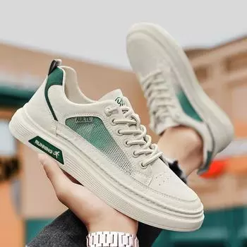 Туфли в сетку, маленькие белые туфли, повседневная и модная обувь, одинарные туфли, модные и модные туфли с низким верхом 39 синий