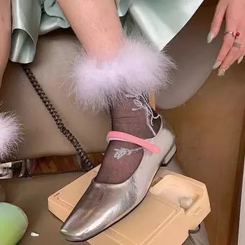 Туфли в стиле Лолиты, женские новые кожаные туфли на низком каблуке с квадратной головкой, дышащие туфли Мэри Джейн на увеличенном каблуке, универсальные туфли-лодочки на липучке 35