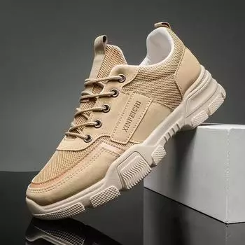 Туфли в стиле Tooling, мужские, весенние и осенние, нескользящие, мужские, весенние, 2025, износостойкие, спортивные, мужские, повседневные, увеличивающие рост, для альпинизма 39