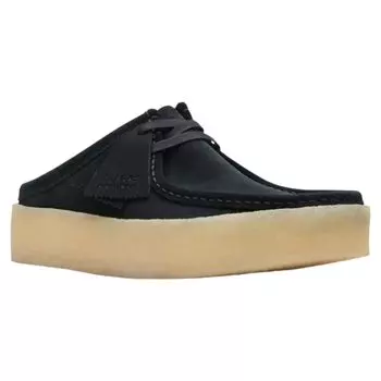 Туфли Wallaby Cup Low Mule из черной замши повседневные WALLABEECUP LO 26167285 [Clarks] мужские черные_замшевые UK7(25,0 см)