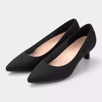 Туфли-зефиры GU by Uniqlo, широкий размер 2E+E, каблук 4,5 см.