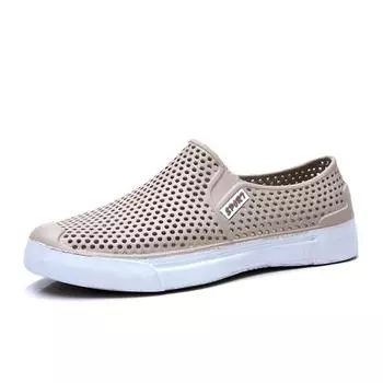 Туфли женские Hole большого размера с мягкой подошвой, пляжная обувь с одной педалью, ленивые туфли Harajuku, пластиковые сандалии, пара тапочек 38 чёрный